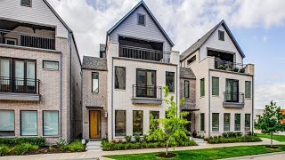 What Does a 3Story House Look Like in Dallas Texas New Construction  700K [upl. by Neltiak]