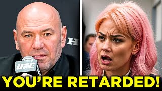 Dana White HUMILIATES Woke Journalists amp They Cant HANDLE IT [upl. by Rother]