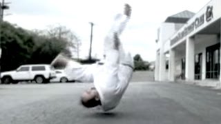 Martial Arts Ukemi Break Falling on Concrete [upl. by Yerffoj]