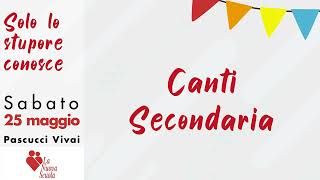 Festa di fine anno  Canti secondaria [upl. by Neirual]