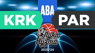 Krka  Partizan  ABA Liga 202324 [upl. by Nyvek897]