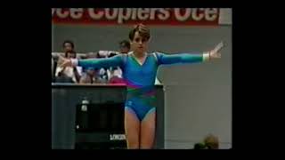 ドルテ・テュムラー Dorte Thummler GDR 1987 World Championship VT AA [upl. by Nedarb]