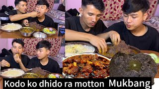 Kodo ko dhido khasi ko masu ko sath ma hamro kura kani subscribe mukbang jimmyvlog [upl. by La Verne]