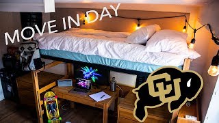 CU BOULDER MOVE IN DAY  DORM TOUR 2018my first day at college [upl. by Avle]