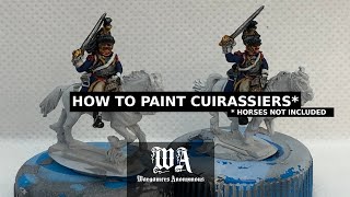 How to paint Cuirassiers 18mm AB Napoleonics [upl. by Millman]