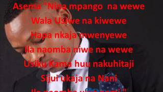 OTILE BROWN KISTAARABU OFFICIAL LYRICS [upl. by Rosecan]