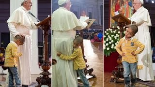 The boy who refused to leave Pope Franciss side [upl. by Zoarah834]