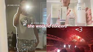 XO vlog ୧ ‧₊˚ 🪩 ⋅  the weeknd concert in sydney grwm choosing an outfit concert vibes etc [upl. by Arber]