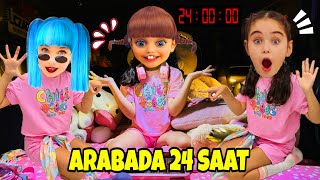 ELİF KOMŞU KIZLARI EKİBİ İLE ARABADA 24 SAAT  ELİF SİHİRLE DÖNÜŞTÜ [upl. by Eriam713]