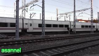 TREN HOTEL GALICIA VERANO 2013 y 3  TRENES HOTEL EN MONFORTE [upl. by Arayt]