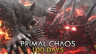 I Spent 100 Days In Ark Primal Chaos Heres What Happened [upl. by Kironde]