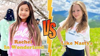 Rachel In Wonderland VS Like Nastya Transformation 👑 New Stars From Baby To 2024 [upl. by Lyrac]