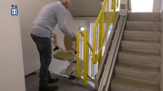 Hoe werken de tijdelijke trapliften van Reco Lift Solutions Instructievideo Trapliftenverhuur [upl. by Clarey]