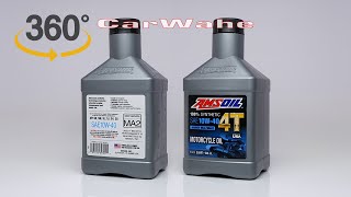 AMSOIL 10W40 4T 100 Synthetic  1Quart  MC4QT  carwahe [upl. by Chadwick554]