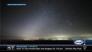 Zodiacal light spotted from atop Mount Washington [upl. by Aihtnyc]