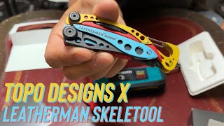 Topo Designs Leatherman Skeletool Unboxing Review [upl. by Tirb]