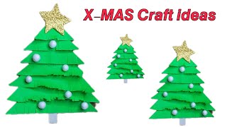 paper christmas tree making  Christmas home decor  handmade christmas tree [upl. by Ancelin718]