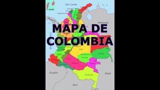 MAPA DE COLOMBIA [upl. by Atiuqrehs]