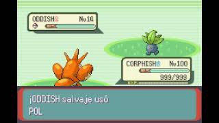 POKEMON EMERALD  CORPHISH  BARRERA  BARRIER [upl. by Christy]