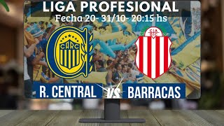 EN VIVO  Rosario Central vs Barracas Central  Fecha 20  Liga Profesional [upl. by Notniv59]