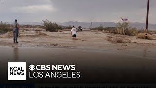 Twentynine Palms hit by flash flooding over weekend [upl. by Biagio]