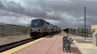 Amtrak Southwest Chief 4  Sandoval County Station [upl. by Wurst200]