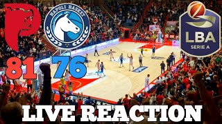 GODOO LIVE REACTION PISTOIA BASKET  NAPOLI BASKET 8176 VITTORIA SPETTACOLARE GRANDI RAGAZZI🔴⚪️ [upl. by Ecilahc]