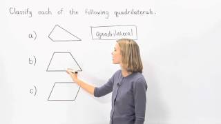 Classifying Quadrilaterals  MathHelpcom [upl. by Ragg]