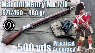 Martini Henry Mk III to 500yds Practical Accuracy feat British Muzzleloaders  Rob [upl. by Naxela719]