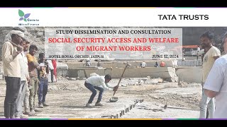 Study Dissemination and Consultation  Social Security Access and Welfare of Migrant Workers [upl. by Tnairb210]