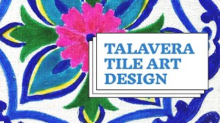 Talavera Tile art design [upl. by Sekofski]