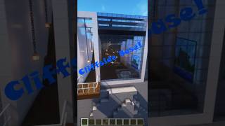 Minecraft Cliffside Base minecraft shorts [upl. by Aniarrol]