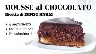 ERNST KNAM Mousse al cioccolato Fondente  RICETTE DI GABRI [upl. by Laiceps]