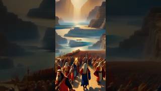 Moses Parts the Red Sea God’s Miraculous Deliverance shorts motivation biblestories bible [upl. by Cristiano]