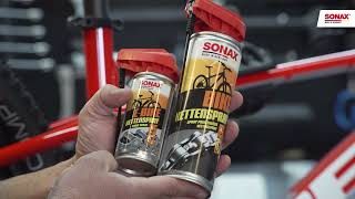 Lubricante cadena Bike Sonax Spray para cadena de bicicleta [upl. by Onabru337]