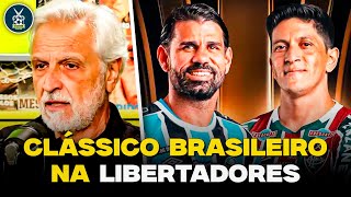 CLÁSSICO BRASILEIRO NA LIBERTADORES QUEM LEVA  Corte do Opinião Placar [upl. by Ainadi]