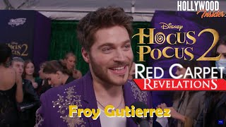 Red Carpet Revelations  Froy Gutierrez  Hocus Pocus 2 [upl. by Hamburger]