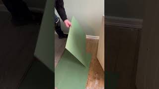 Howto  Panel underlay the perfect way ✅ howto flooring diy teirnanmccorkell manchester [upl. by Fabien]