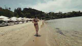 OneShot at Stoupa Village Kalogria Beach  DJI Action 2 [upl. by Glimp]