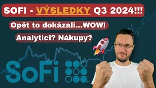 SoFi  VÝSLEDKY Q3 Moje NÁKUPY jak to vidí ANALYTICI POKLES Opět to dokázali WOW [upl. by Ruth]