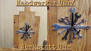 In 8 Schritten selbst eine Uhr basteln  Werkstatt Uhr für Handwerker herstellen leicht gemacht [upl. by Galina]