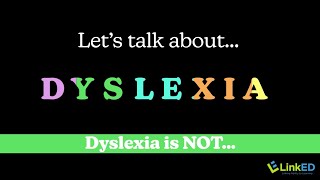 Dyslexia is NOT [upl. by Barnabas310]