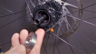 How to Service Shimano Hub 12 Speed Deore Micro Spline  Bearings Replacement [upl. by Hidie]