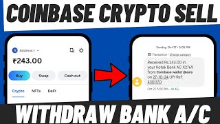 Crypto Sell amp Withdraw Money In Coinbase Wallet  How To Sell Bitcoin amp Crypto From Coinbase Wallet [upl. by Elliot413]