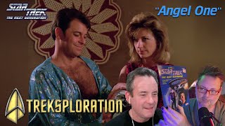 TNG S1 E14 Angel One  Star Trek Review [upl. by Nennarb]