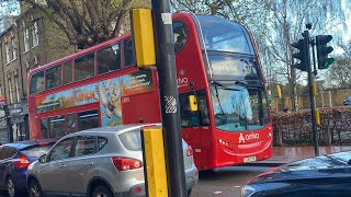 ADL Enviro400 Arriva London T222 LJ61CFN Route 627 Wallington High School [upl. by Adev]