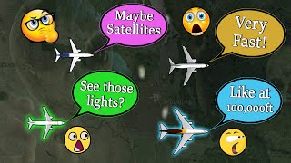 Numerous Reports of Mysterious Lights  Very High Very Fast [upl. by Aibsel]