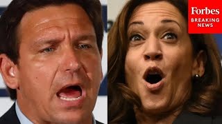 BREAKING NEWS DeSantis Hammers Kamala Harris For Criticizing Trumps Visit To Arlington Cemetery [upl. by Ris]