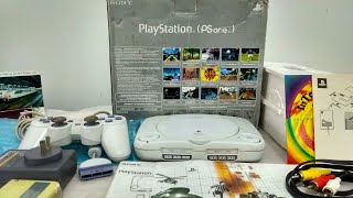 Unboxing PS1 SLIM SCPH 102 Sony Playstation One PSOne PAL System [upl. by Greeley]