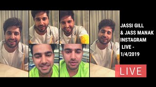 Jassi Gill amp Jass Manak Instagram LIVE  Talks about his new song by Jass manak  142019 [upl. by Adlog558]